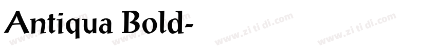 Antiqua Bold字体转换 Antiqua Bold字体转换